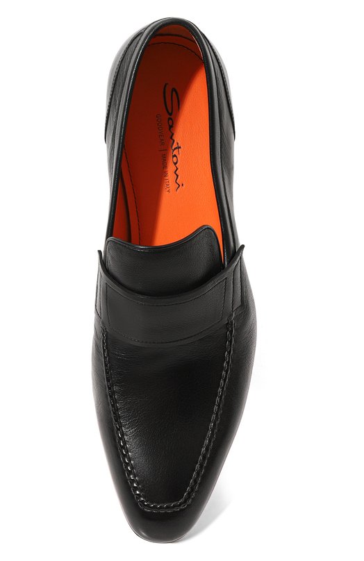 фото Кожаные лоферы santoni