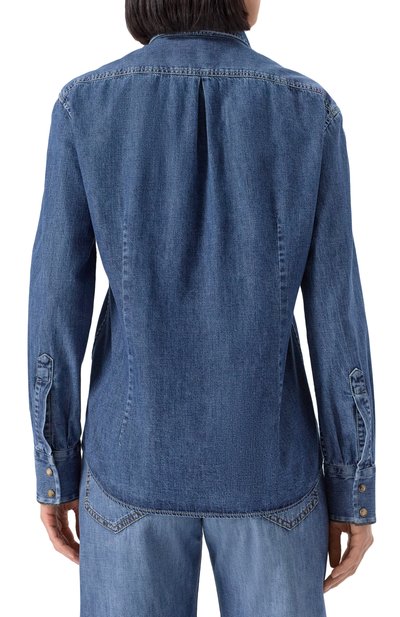 Джинсовая рубашка BRUNELLO CUCINELLI, арт. MH192NL626, фото 4