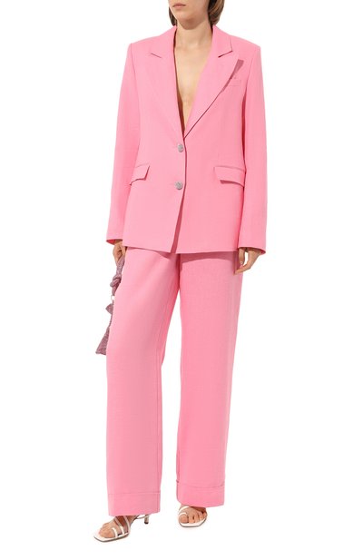 Льняной жакет ALINE розового цвета по цене 28500 руб., арт. AL040701, фото 2 Льняной жакет ALINE, арт. AL040701, фото 2