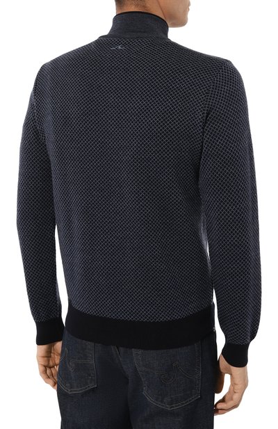 Шерстяной джемпер PAUL&SHARK темно-синего цвета по цене 51600 руб., арт. 14311131, фото 4 Шерстяной джемпер PAUL&SHARK, арт. 14311131, фото 4