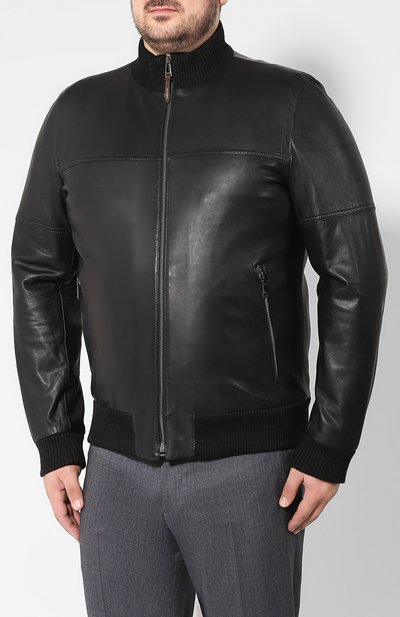 Кожаный бомбер WINDSOR, арт. LEVICI0-L 1300101/56-58, фото 3