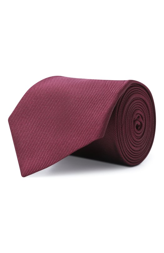 Шелковый галстук Brunello Cucinelli MM8860018 Бордовый MM8860018