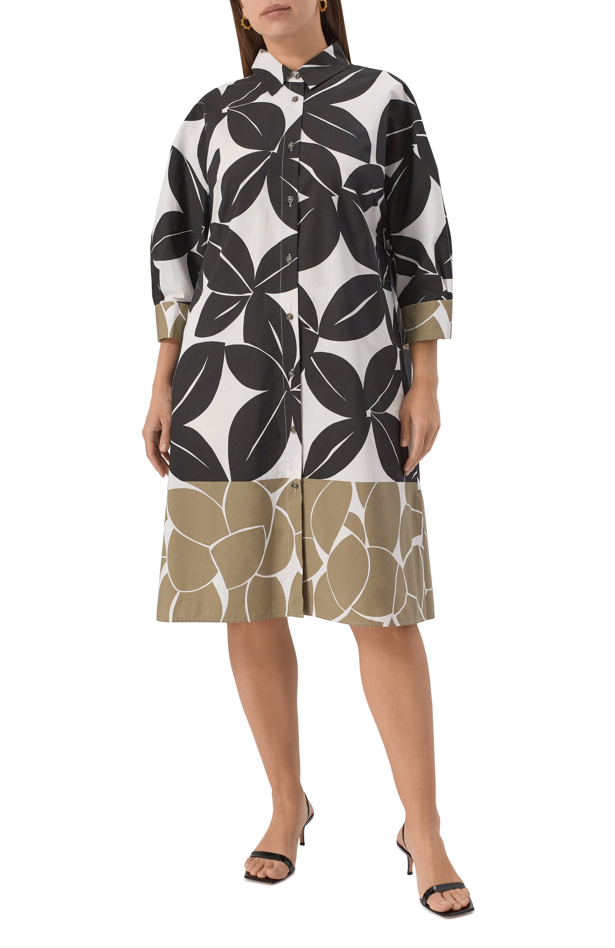 Хлопковое платье PERSONA BY MARINA RINALDI, арт. FU0C0, фото 3