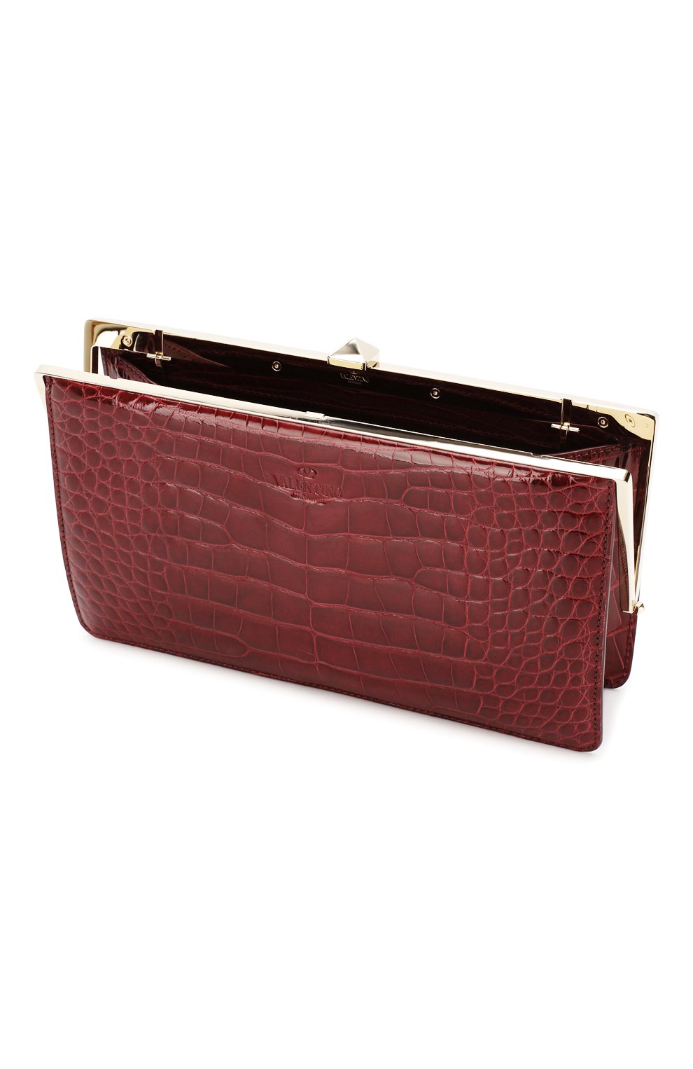 Клатч carry secrets из кожи аллигатора VALENTINO, арт. SW2B0C02/C0D/AMIS, фото 4