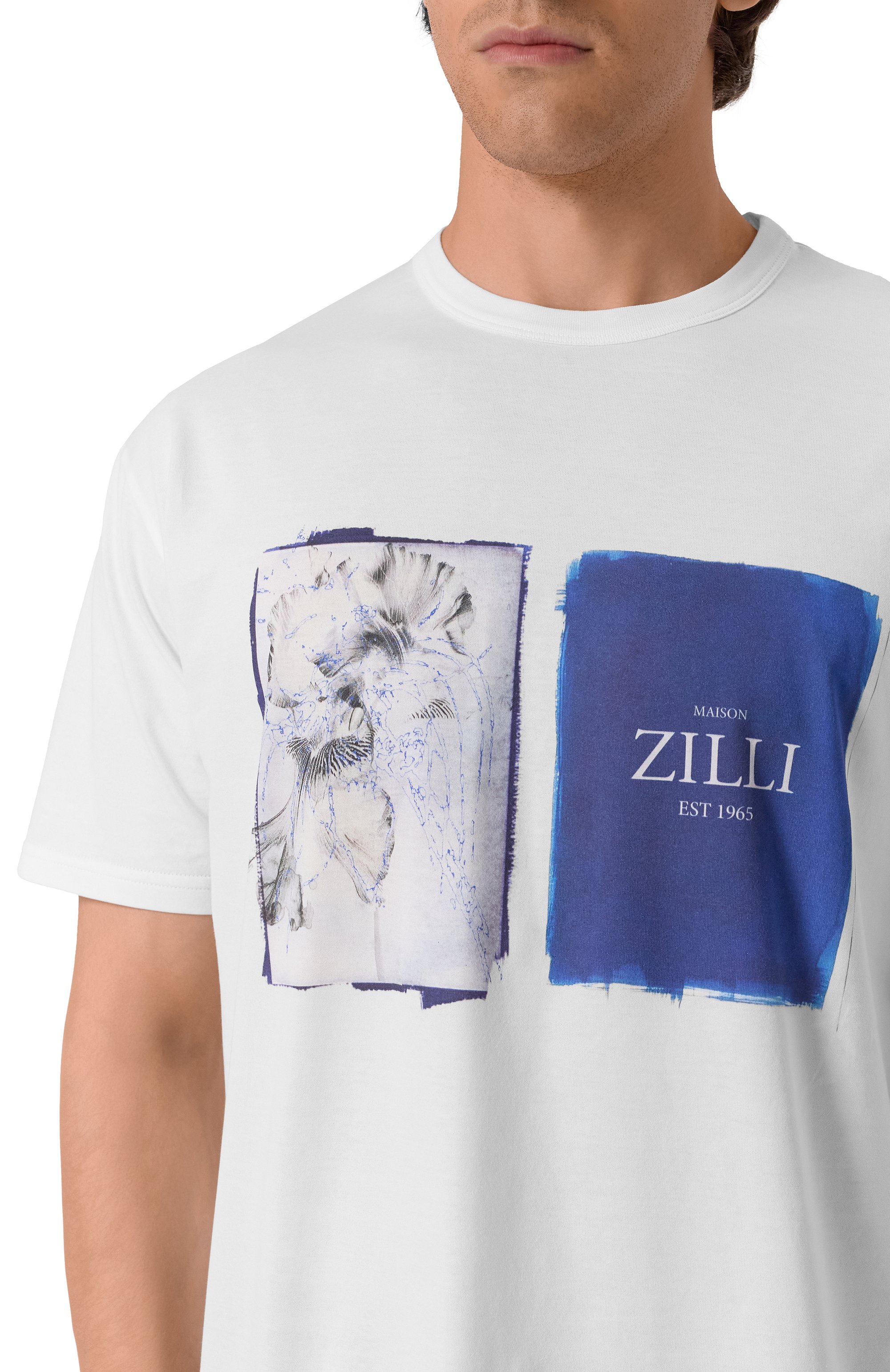 Хлопковая футболка ZILLI, арт. TSR03CM0100VGRF00, фото 5