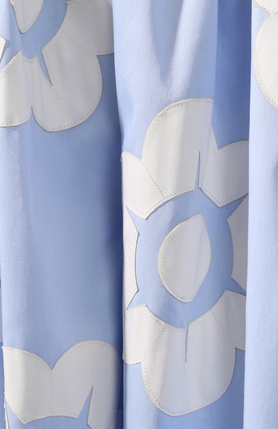 Хлопковая юбка MIU MIU голубого цвета по цене 130000 руб., арт. MG1414-1W2Y-F0076, фото 5 Хлопковая юбка MIU MIU, арт. MG1414-1W2Y-F0076, фото 5