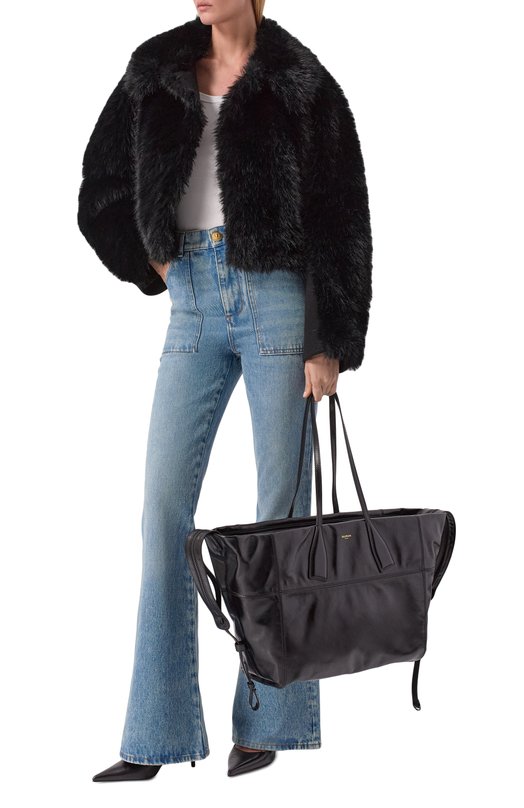 Сумка-тоут Track Zips Balmain FN0FI016/LMTE Чёрный  FN0FI016/LMTE Фото 7