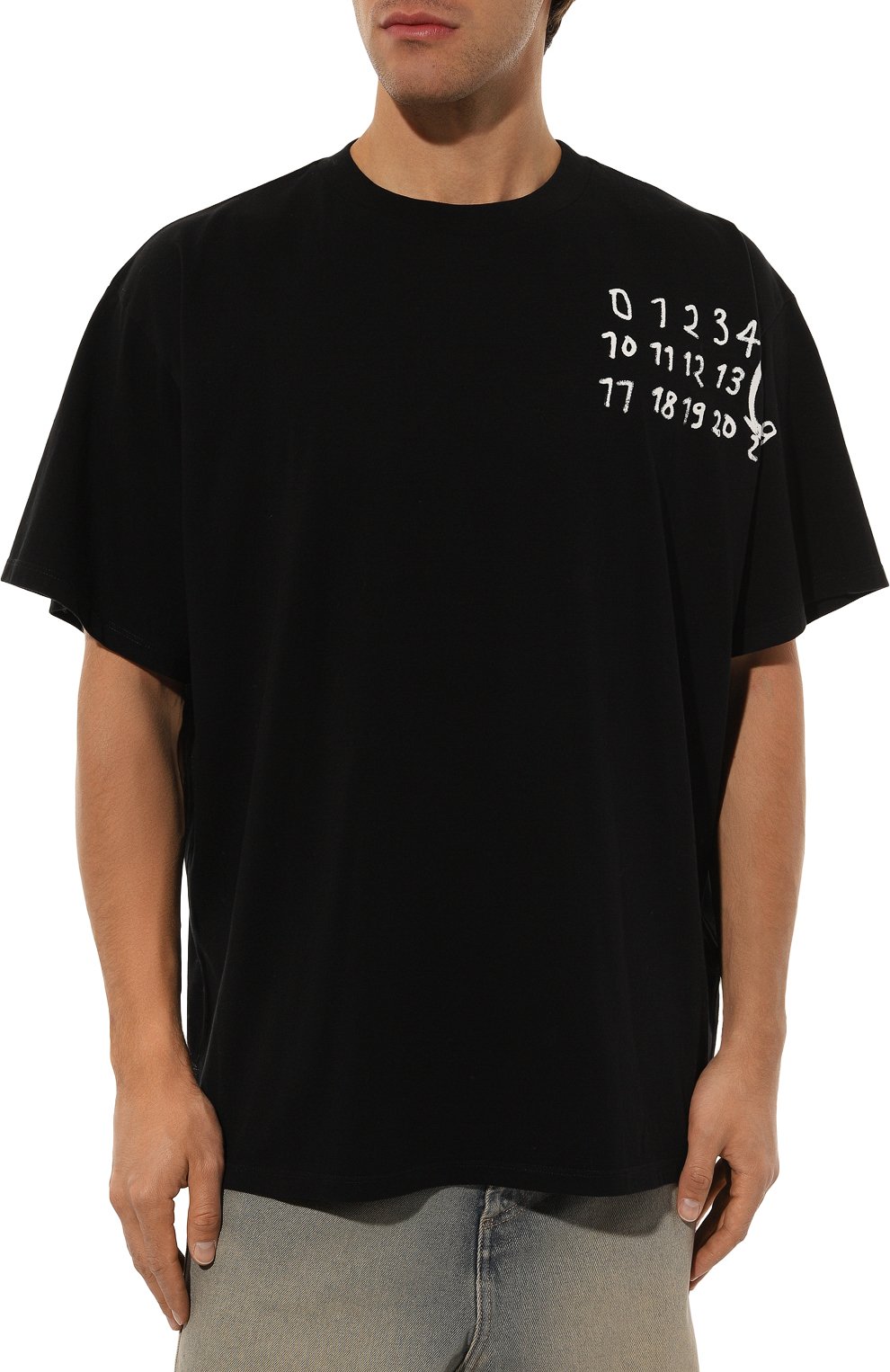 Хлопковая футболка MM6, арт. SH2GC0013/S23588, фото 3