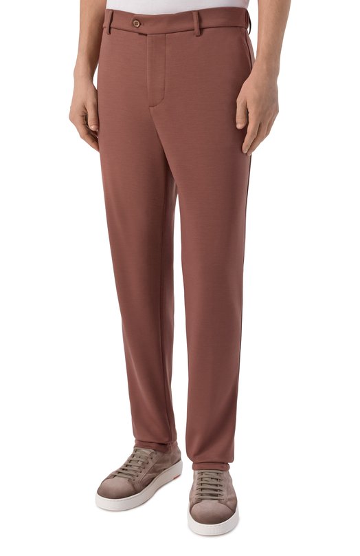 Шерстяные брюки Marco Pescarolo EV0/53Y19 Коричневый  EV0/53Y19 Фото 3