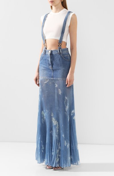 Джинсовая юбка BALMAIN, арт. TF14708/D018, фото 3