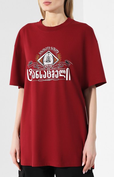 Хлопковая футболка VETEMENTS, арт. USS197071/W, фото 3