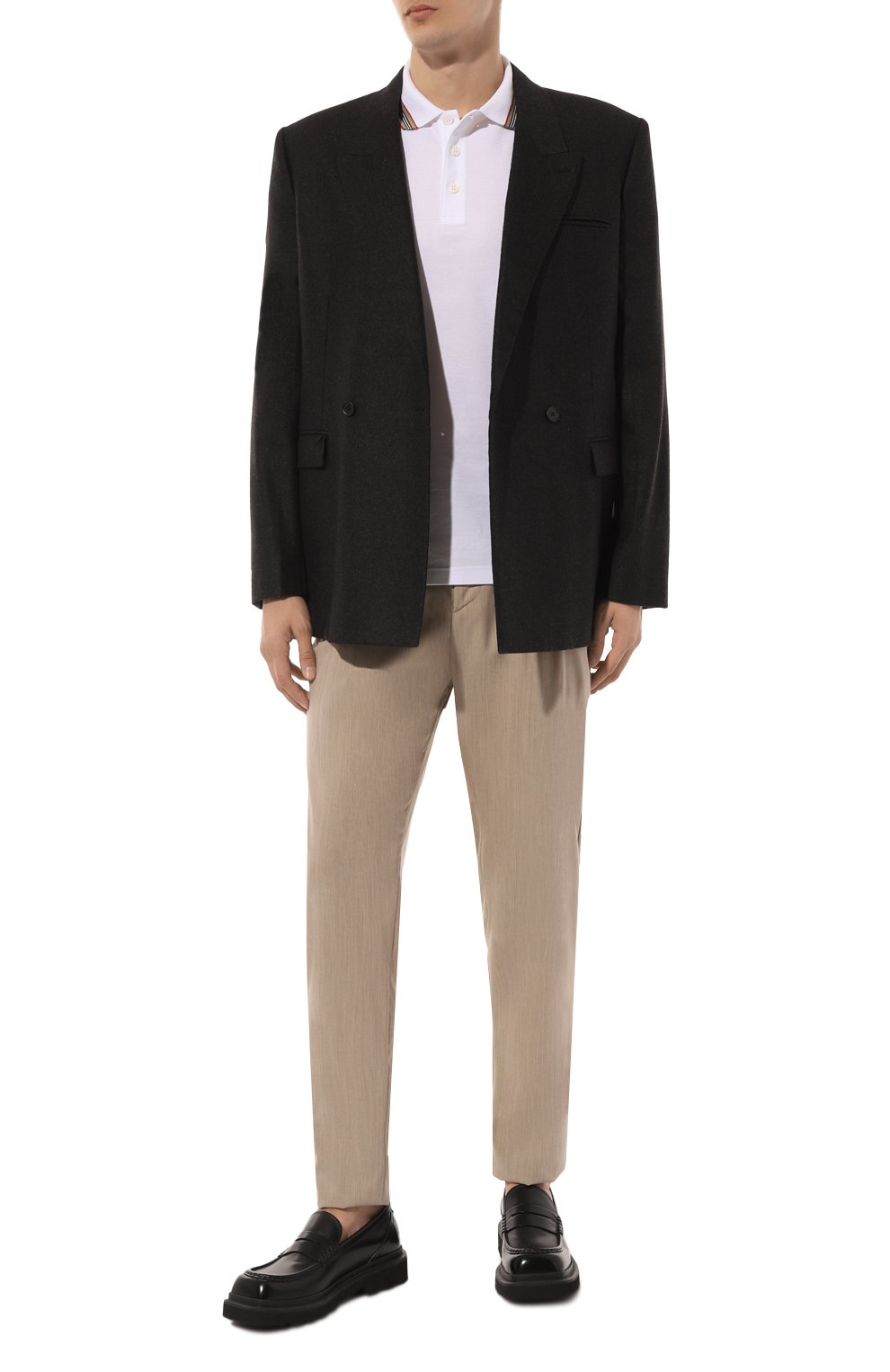 Хлопковое поло BURBERRY, арт. 8084018, фото 2