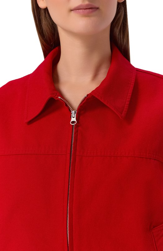 Хлопковый бомбер Dunst UDJU6A109R2 Красный  UDJU6A109R2 Фото 5