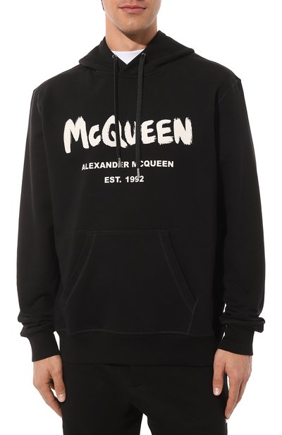 Хлопковое худи ALEXANDER MCQUEEN, арт. 688715/QTZ81, фото 3