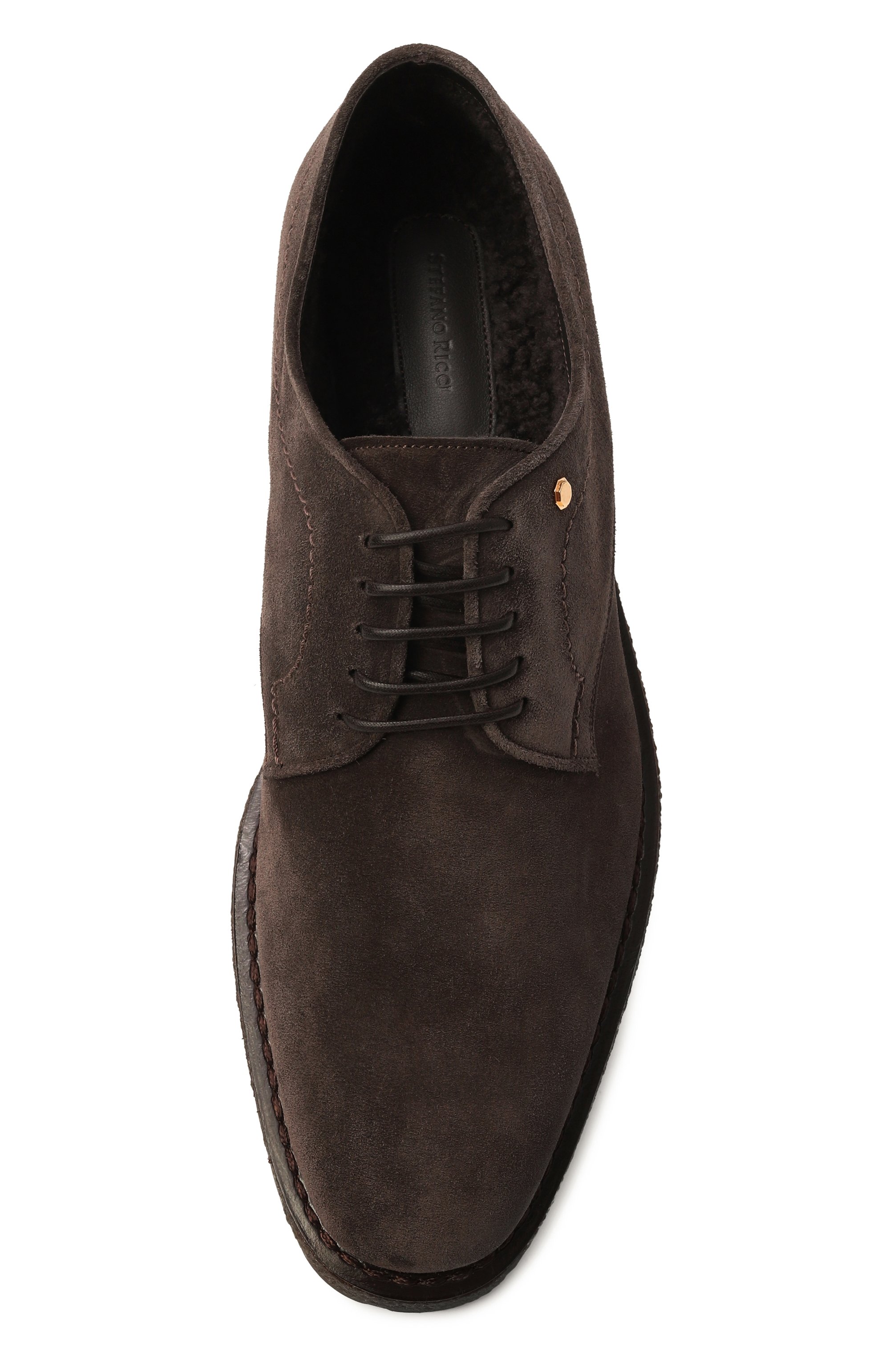 Замшевые дерби STEFANO RICCI, арт. UF11G5283/SDP, фото 6