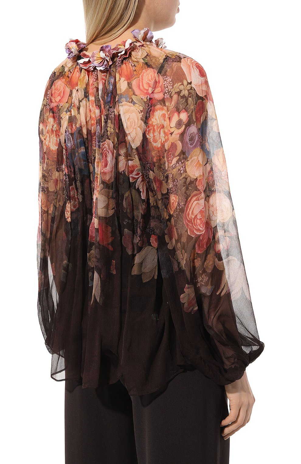 Шелковая блузка ZIMMERMANN, арт. 3825TF231, фото 4