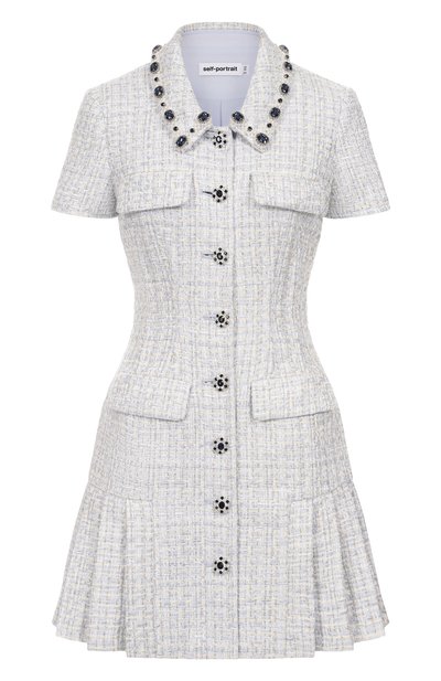 Женское твидовое платье SELF-PORTRAIT, арт. SS25008SBL