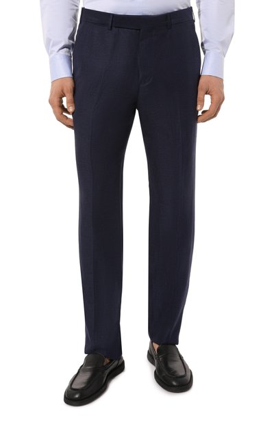Брюки из шерсти и льна ZEGNA, арт. 718F13A7/75TB12, фото 3