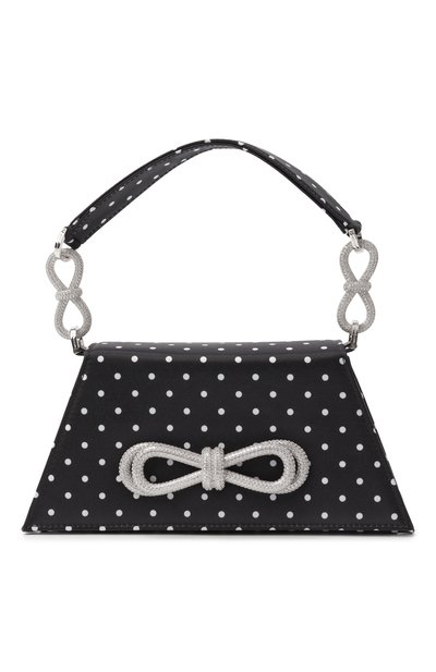 Женская сумка double bow samantha medium MACH & MACH, арт. PF25-B0101-D0T-BLWH