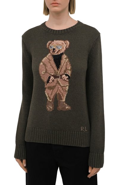 Хлопковый свитер POLO RALPH LAUREN, арт. 211839022, фото 3