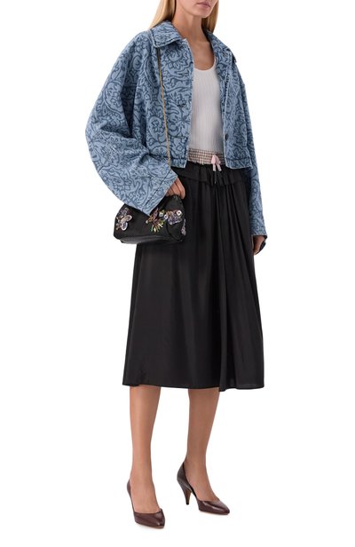 Джинсовая куртка DRIES VAN NOTEN голубого цвета по цене 92300 руб., арт. 130504/4407, фото 2 Джинсовая куртка DRIES VAN NOTEN, арт. 130504/4407, фото 2