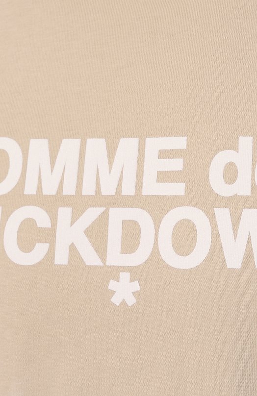 фото Хлопковая футболка comme des fuckdown