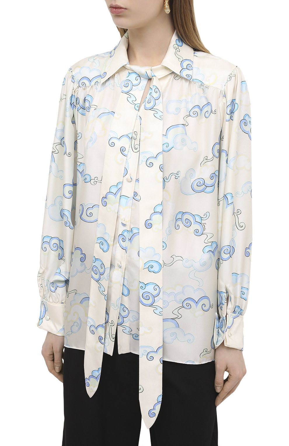 Шелковая блузка LANVIN, арт. RW-T0601I-4832-P21, фото 3
