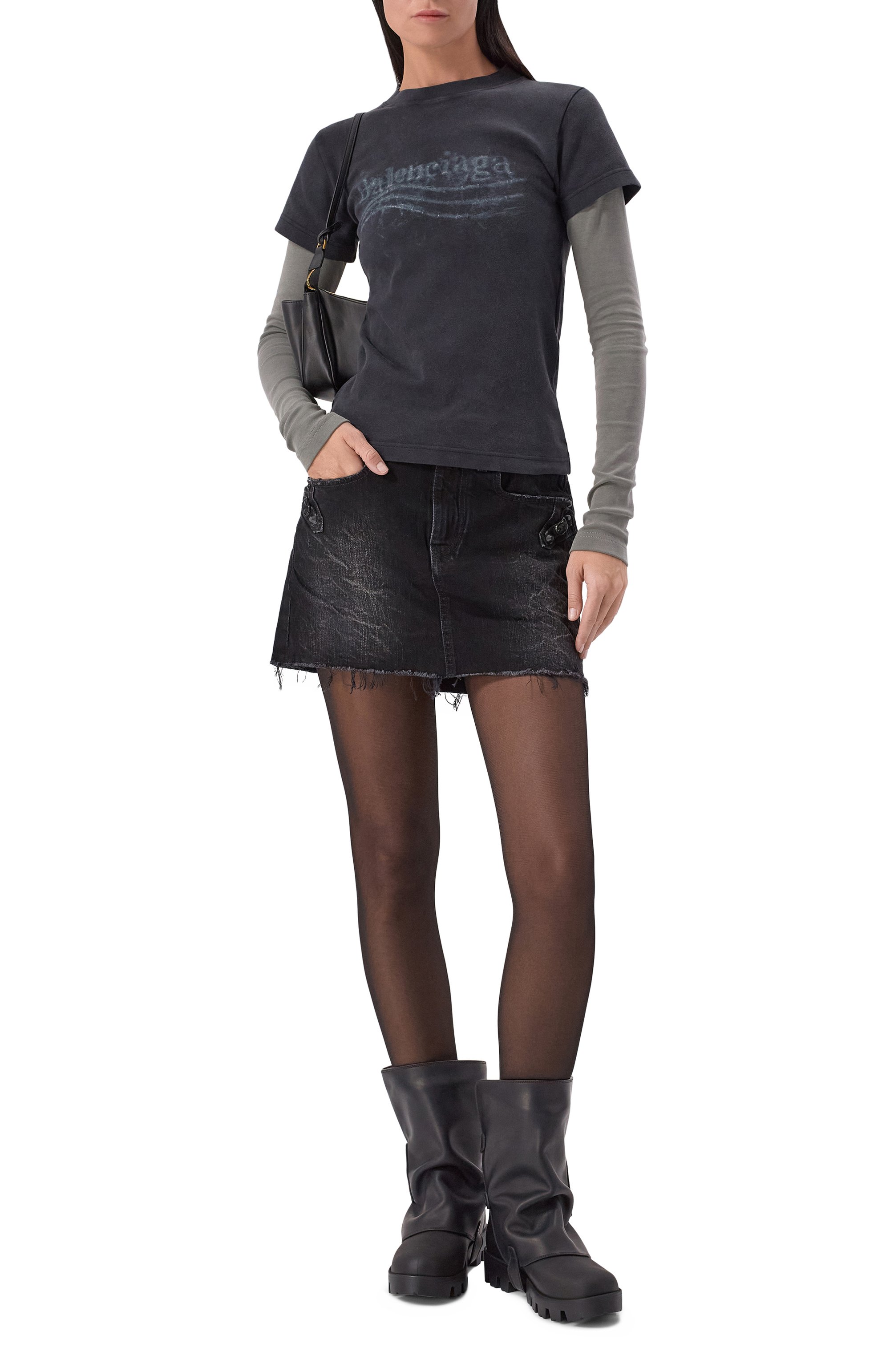 Хлопковый лонгслив BALENCIAGA, арт. 809262/TTVE1, фото 2