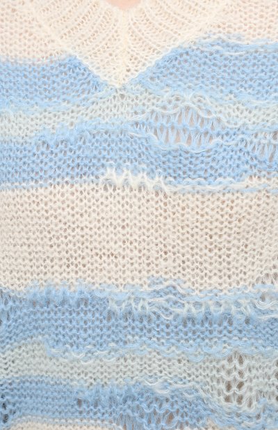 Свитер ACNE STUDIOS голубого цвета по цене 43500 руб., арт. A60242, фото 5 Свитер ACNE STUDIOS, арт. A60242, фото 5