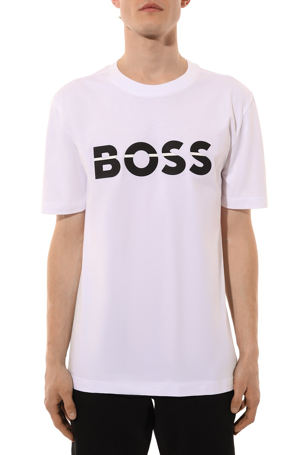 Хлопковая футболка BOSS GREEN, арт. 50525208, фото 3