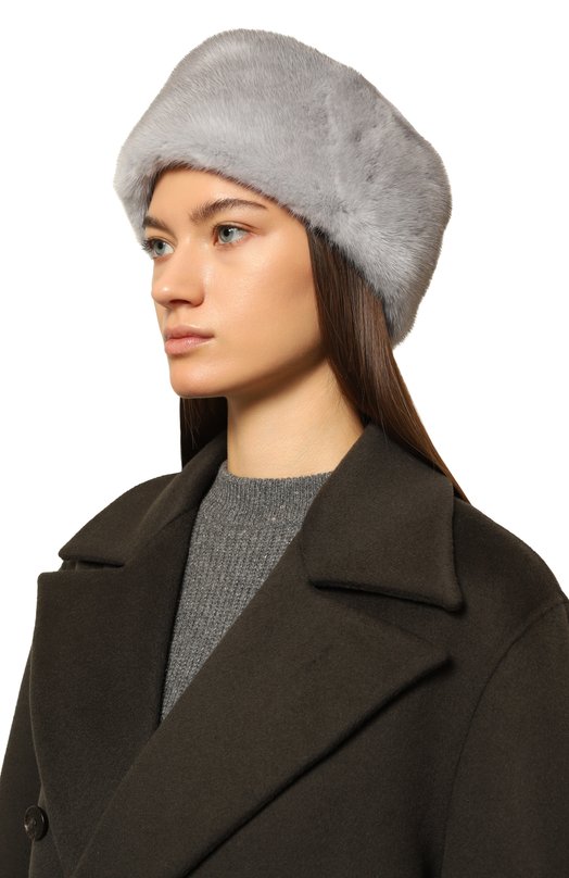 Меховая шапка Татти из норки FurLand 0163500140312300167 Серый  0163500140312300167 Фото 2