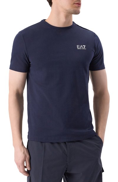 Хлопковая футболка EA7, арт. 8NPT26/PJVQZ, фото 3