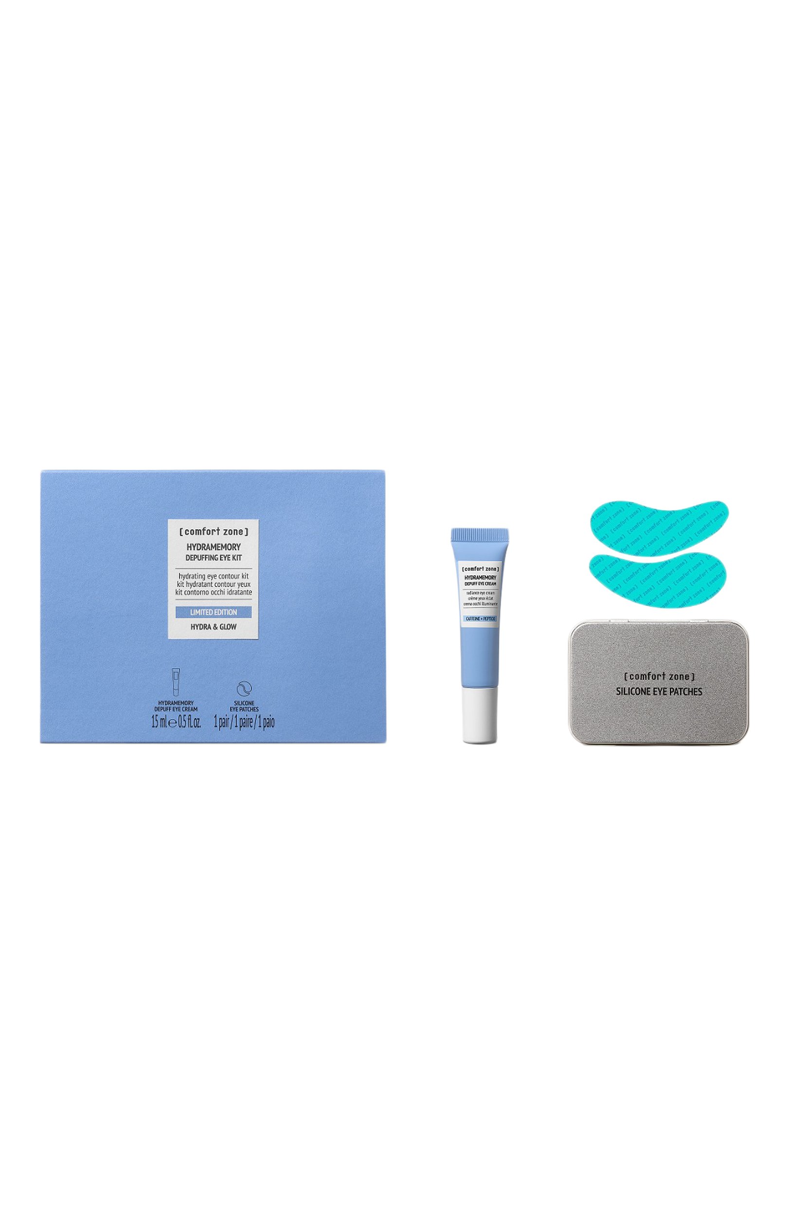 Набор «экспресс-уход для зоны вокруг глаз hydramemory» (15ml+2шт.) COMFORT ZONE, арт. 12721, фото 1