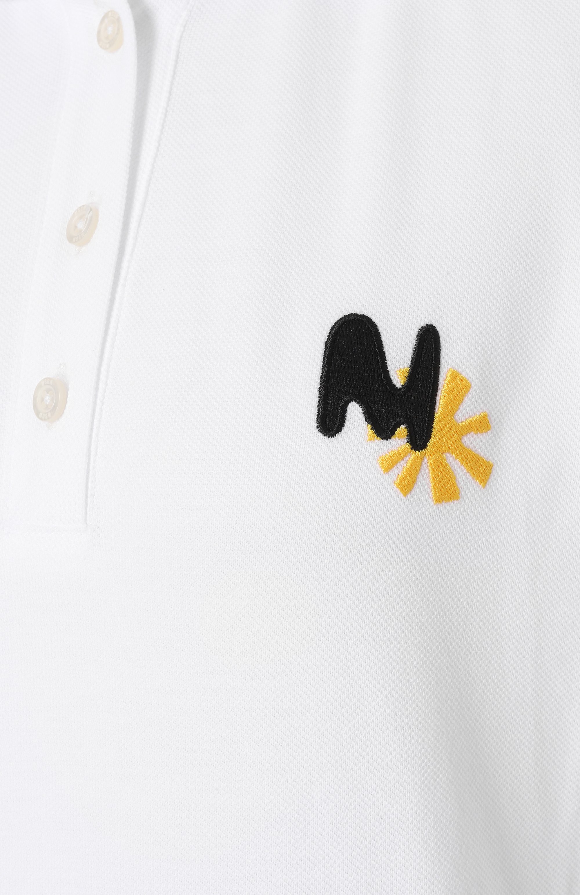 Хлопковое поло MSGM, арт. 3841MDM80/257137, фото 6