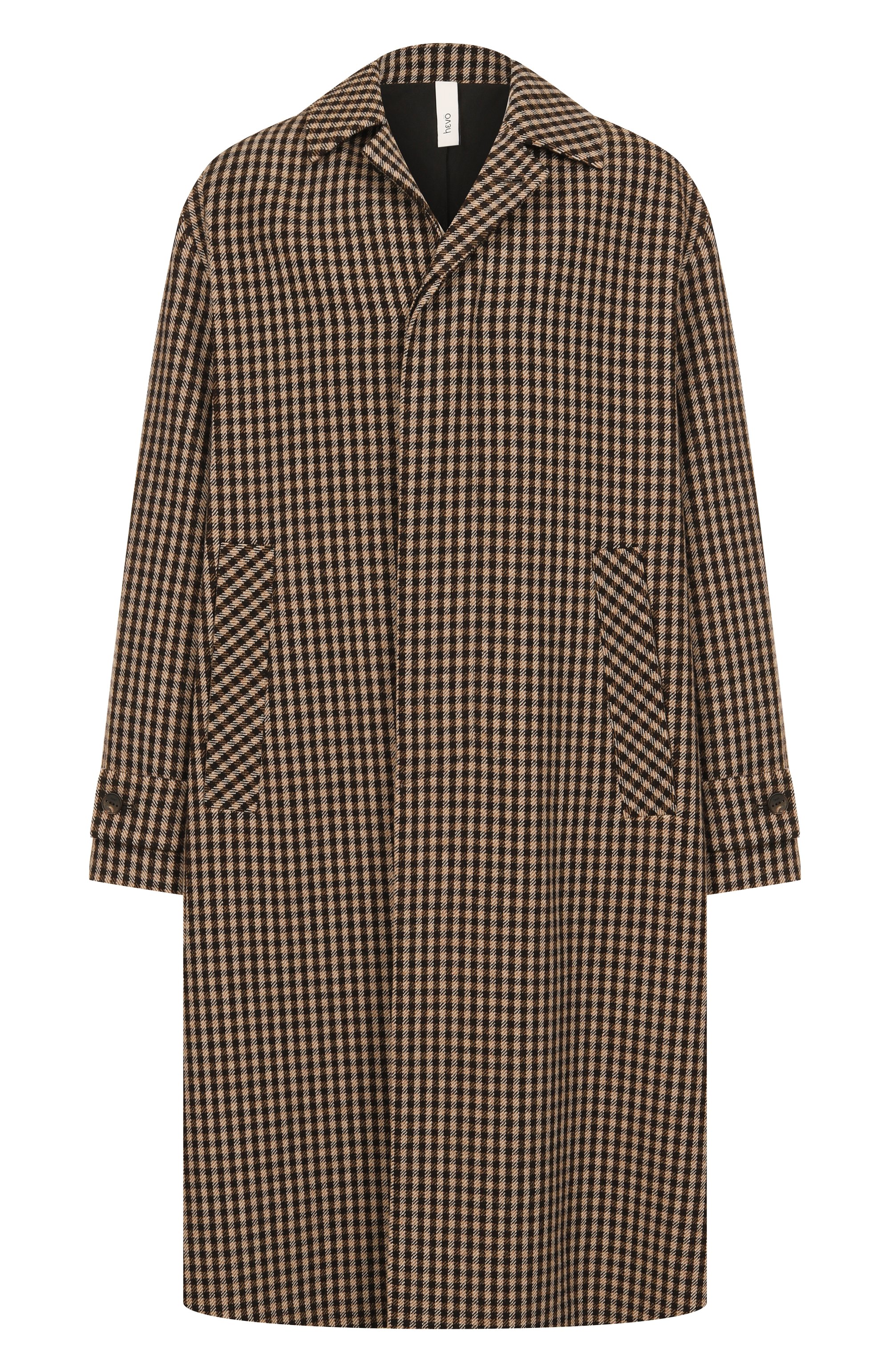 Шерстяное пальто HEVO, арт. BAIADELM0NAC0 Q/I732, фото 1