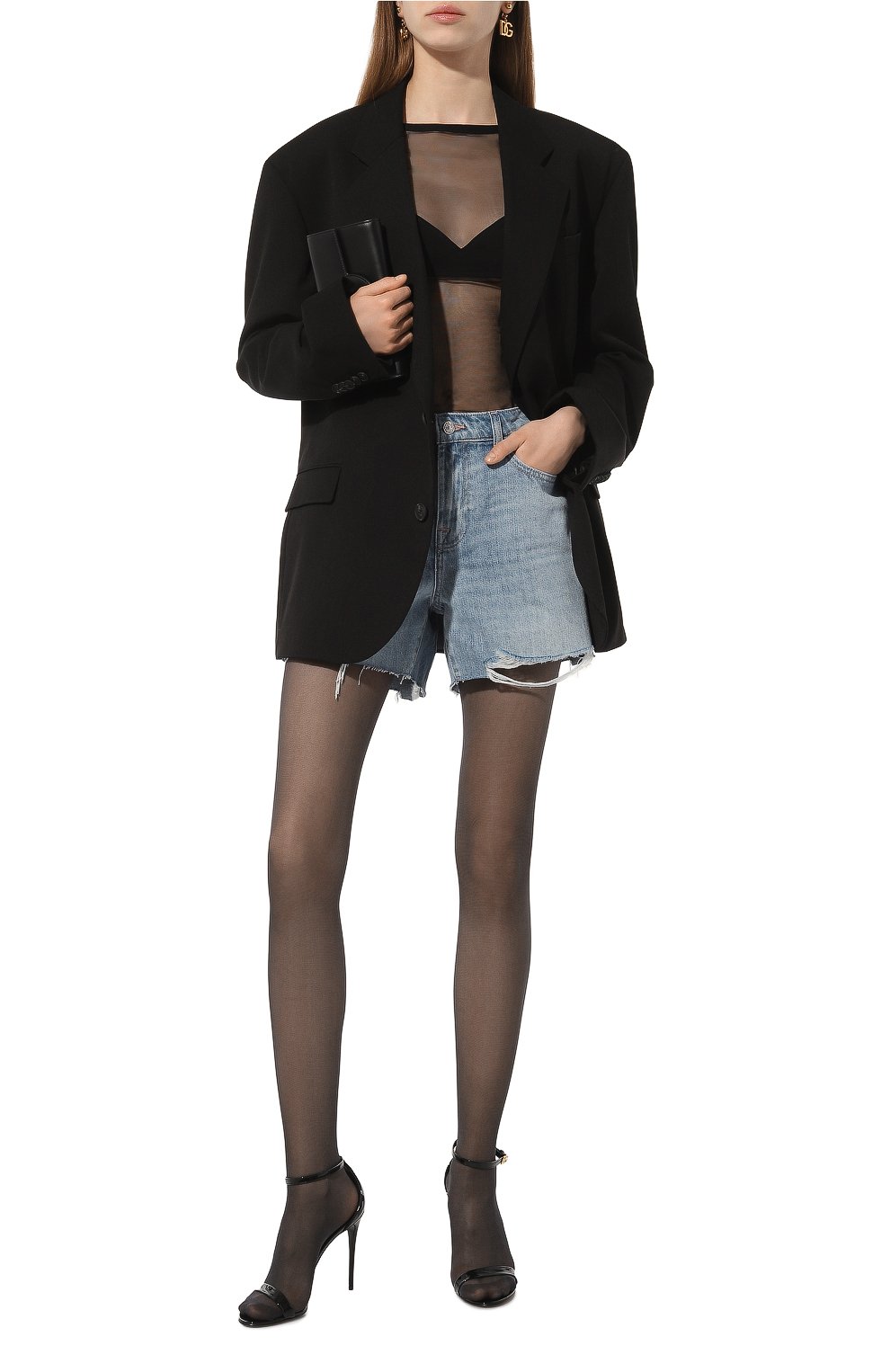 Джинсовые шорты 7 FOR ALL MANKIND, арт. JSRS5550WS, фото 2