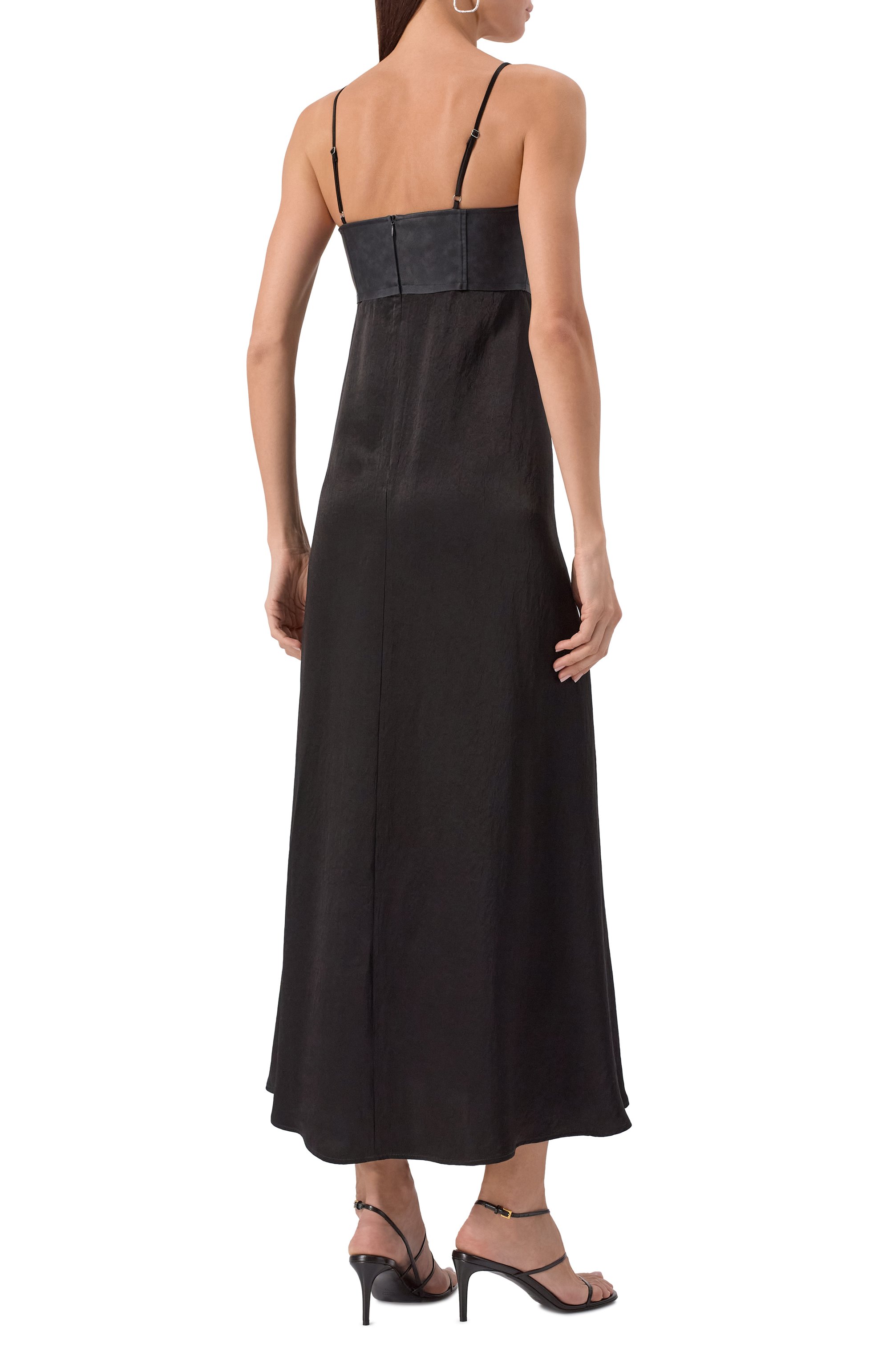 Атласное платье PINKO, арт. 104844/A2BV, фото 4