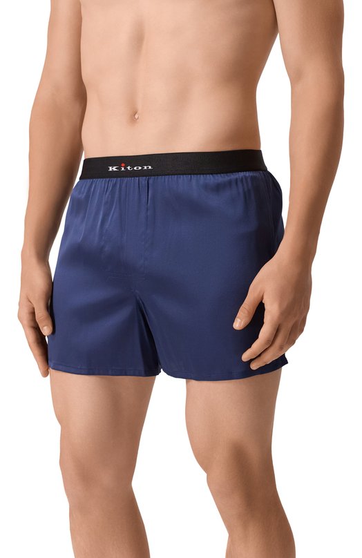 Шелковые боксеры Kiton UNWBX17K0245H03 Синий  UNWBX17K0245H03 Фото 2