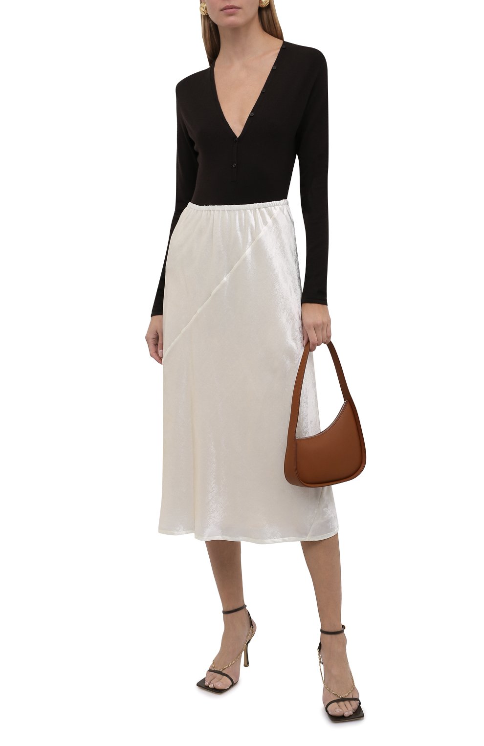 Юбка из вискозы JIL SANDER, арт. JSWT356110-WT431000, фото 2