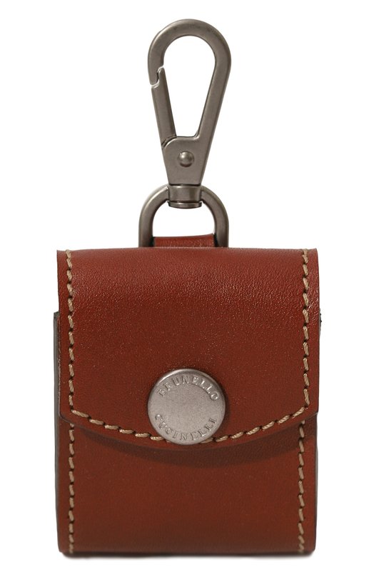 Кожаный чехол для AirPods Brunello Cucinelli