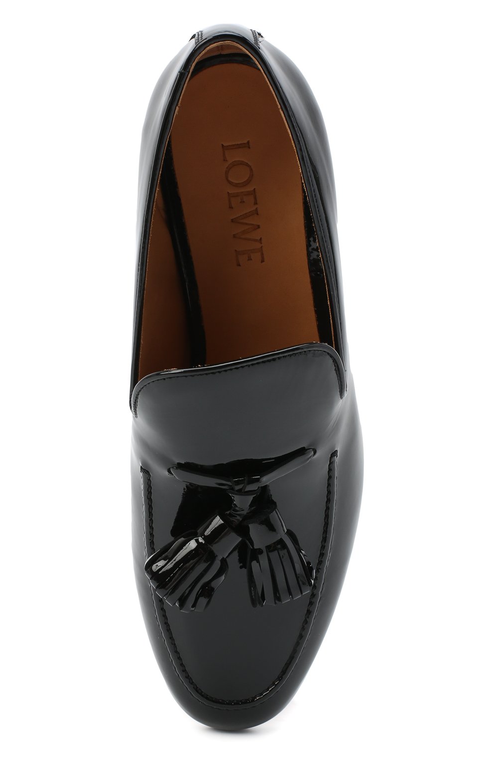 Кожаные лоферы pompon 40 LOEWE, арт. L815S07X01, фото 5