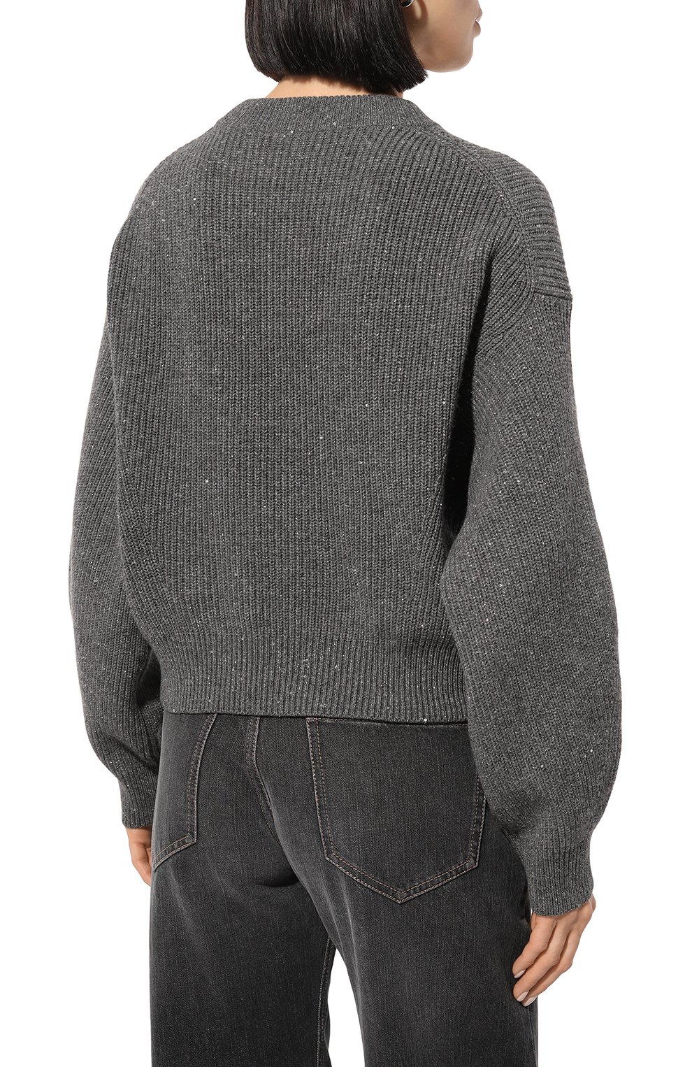 Свитер из кашемира и шерсти BRUNELLO CUCINELLI, арт. MBM75BP413, фото 4