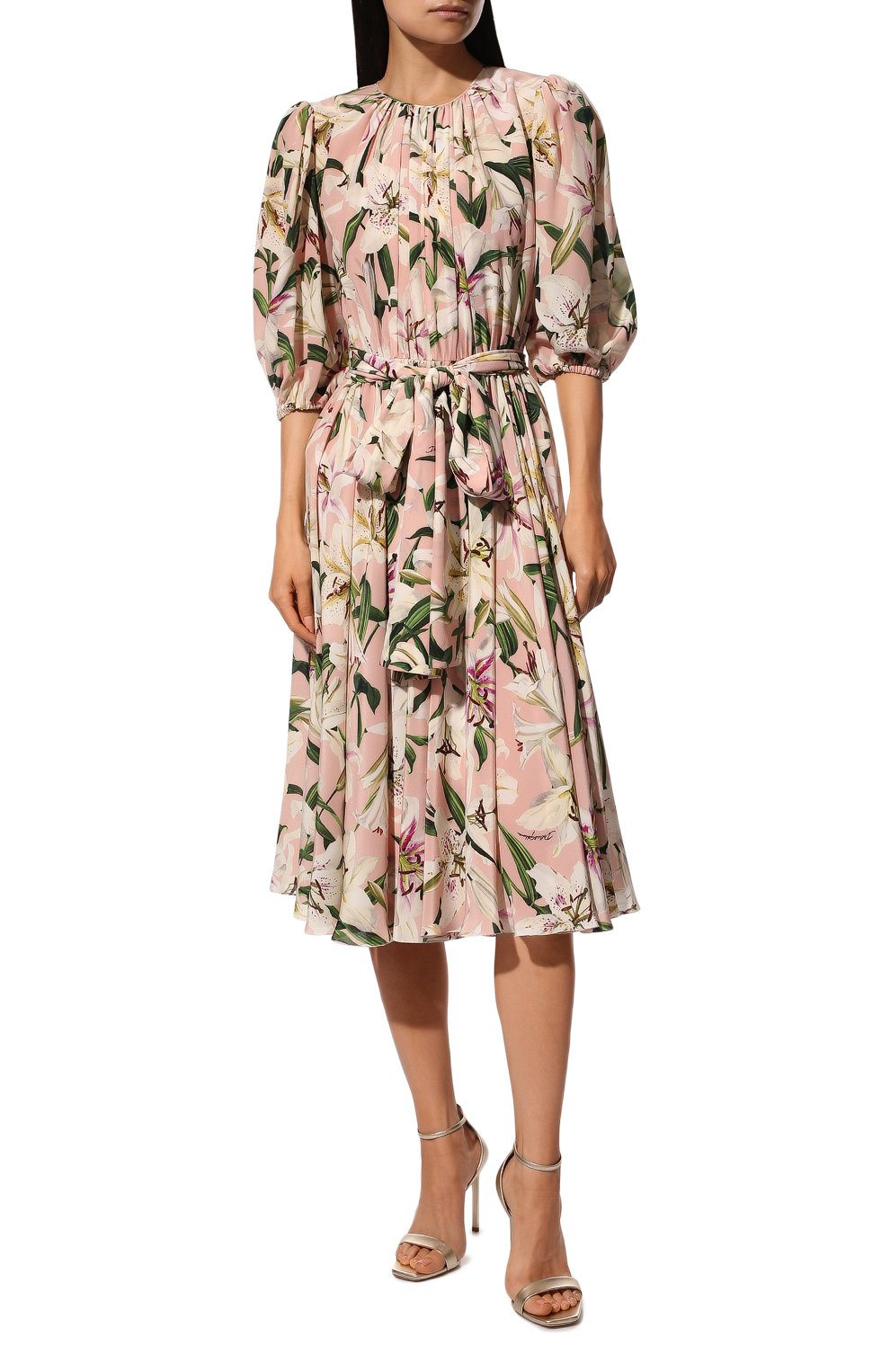 Шелковое платье DOLCE & GABBANA, арт. F6F3KT/HS15F, фото 3