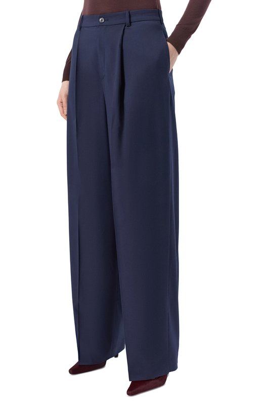 Шерстяные брюки Aya Muse AMFW2549 Синий  AMFW2549 Фото 3