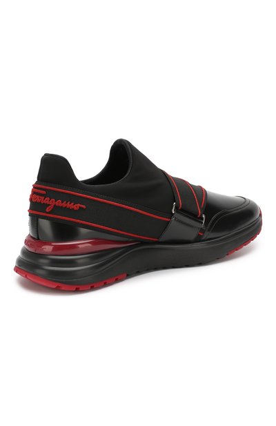 Кожаные кроссовки FERRAGAMO, арт. Z-07164183E, фото 4