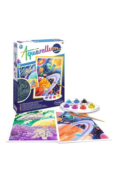 Акварельная раскраска космос SENTOSPHERE, арт. 6413