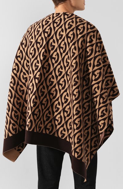 Пончо из смеси шерсти и хлопка GUCCI, арт. 595992/4GA26, фото 4