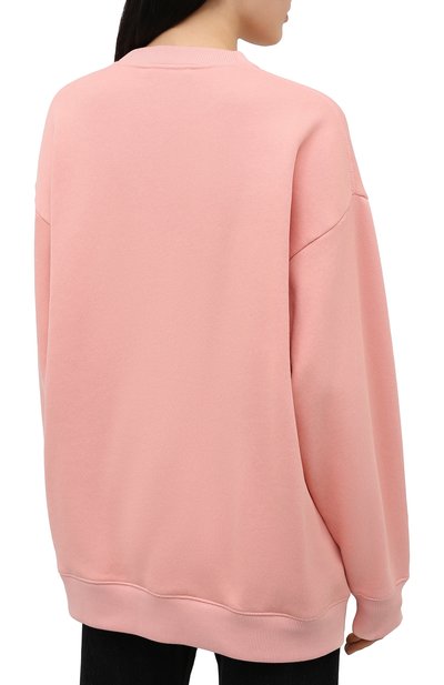 Хлопковый свитшот ACNE STUDIOS светло-розового цвета по цене 35300 руб., арт. AI0082, фото 4 Хлопковый свитшот ACNE STUDIOS, арт. AI0082, фото 4