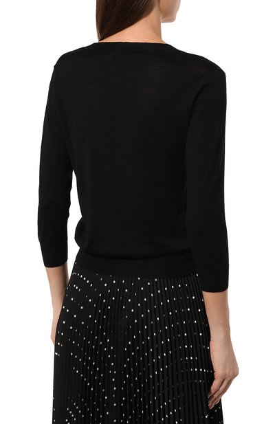 Шерстяной кардиган PRADA черного цвета по цене 110000 руб., арт. P25I17-1S9C-F0002-211, фото 4 Шерстяной кардиган PRADA, арт. P25I17-1S9C-F0002-211, фото 4