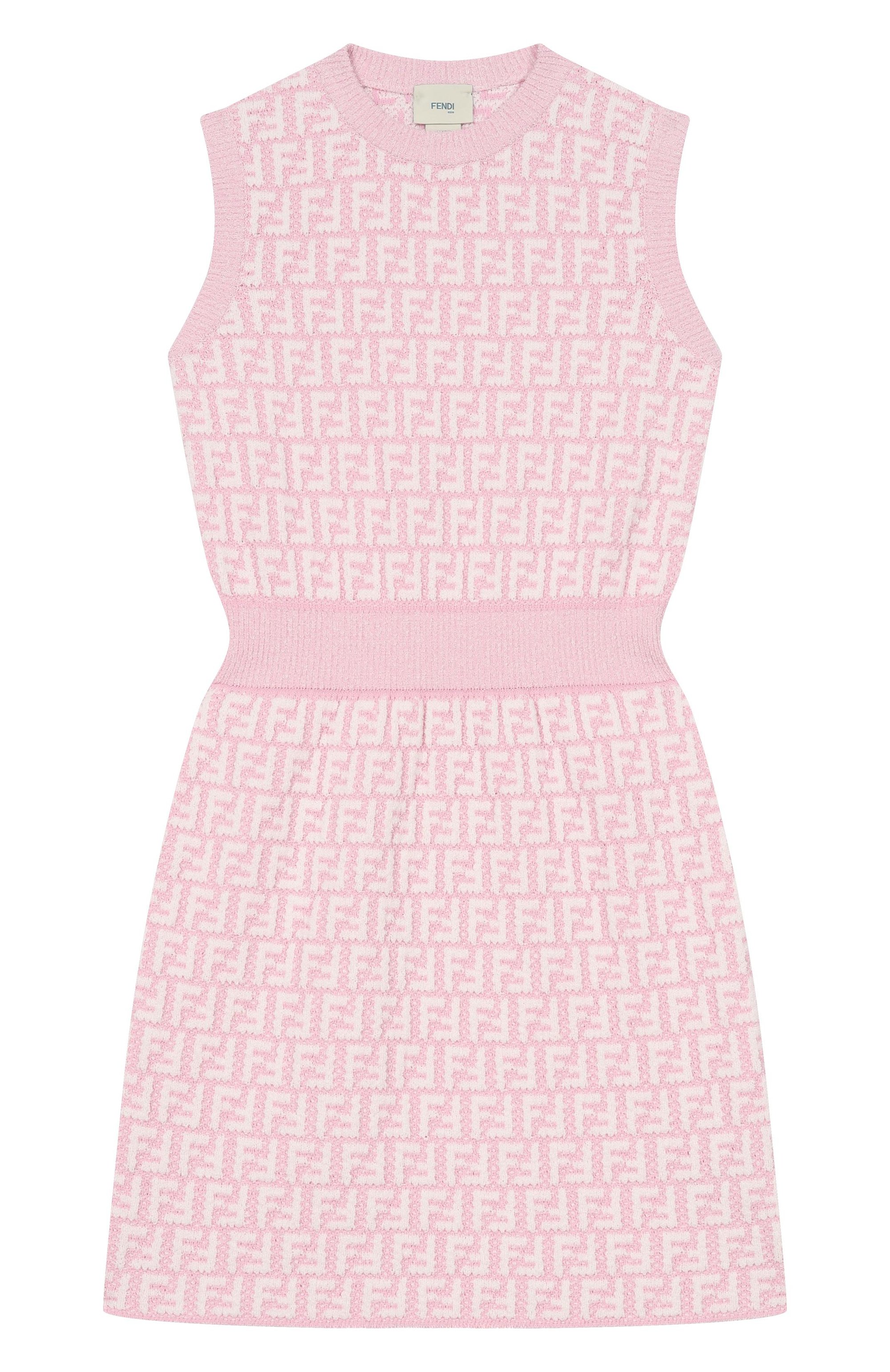 Платье из хлопка и вискозы FENDI, арт. JFG237/AVW7_001, фото 1